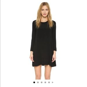 Enza costa crepe trapeze dress